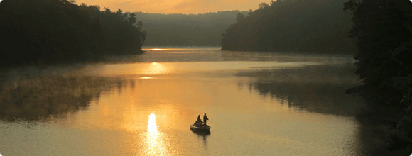 Fishing at sunrise in Patrick County